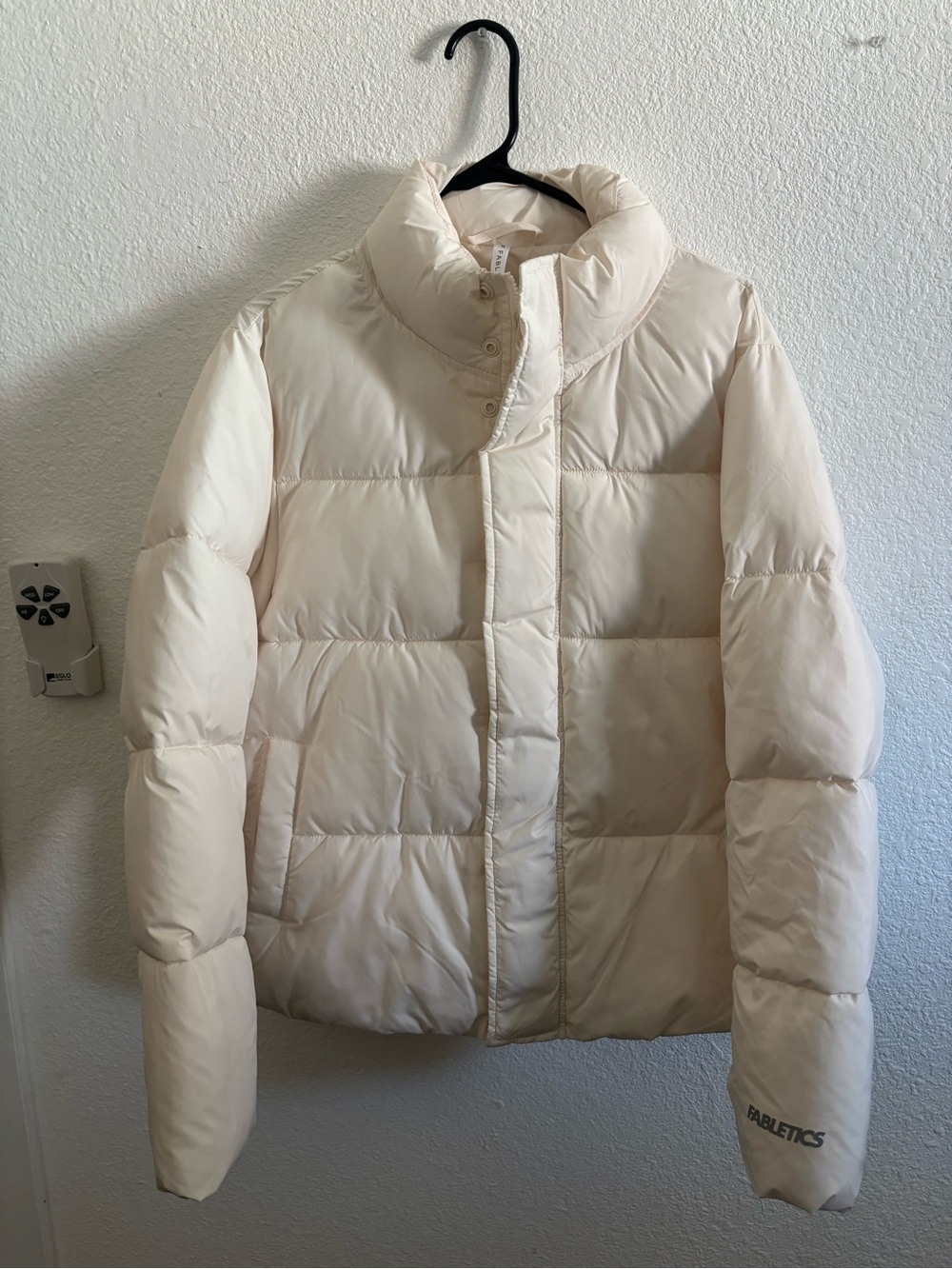 Fabletics Women's Cream Puffer Jacket